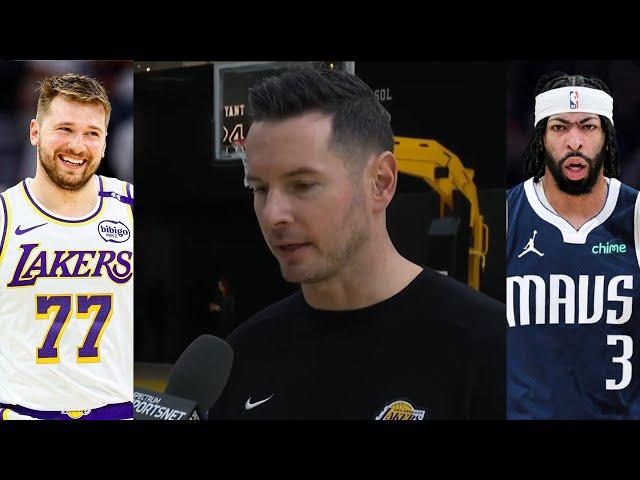 JJ Redick reacts to Luka Doncic trade for Anthony Davis