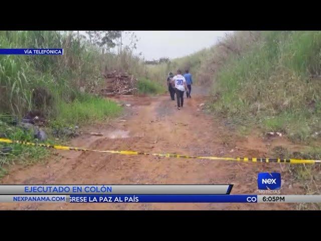 Hombre es ejecutado en Colón