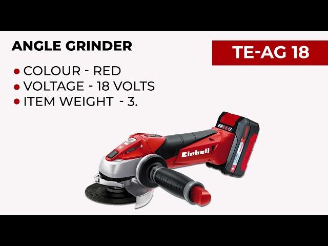 Einhill TE-AG 18 Li Kit, Cordless Angle Grinder