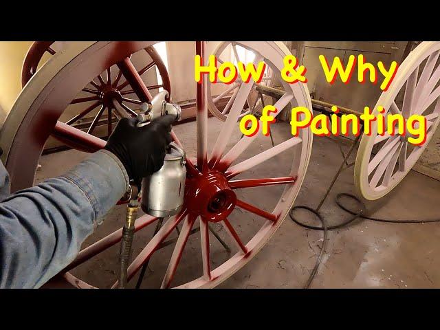 My Technique of Painting Wagon Wheels, Without Runs | Engels Coach Shop