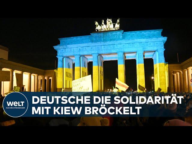 PUTINS KRIEG: Wie sehr bröckelt die deutsche Solidarität mit der Ukraine?