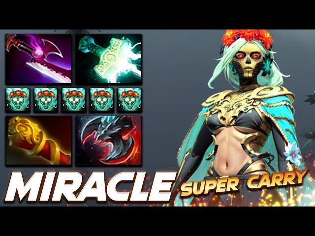 Miracle Muerta Super Carry - Dota 2 Pro Gameplay [Watch & Learn]