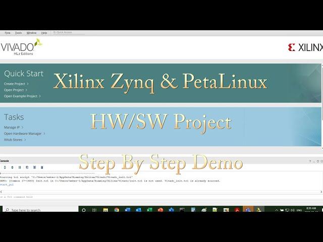 Xilinx Zynq & PetaLinux Project Demo