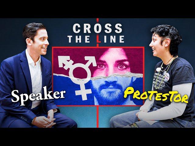 Conservative Vs TRANS Activist | Cross The Picket Line