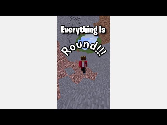 Minecraft, But It's ROUND!!! | #shorts