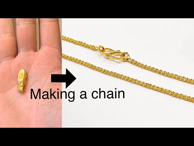 How a Chain is Made | How to Make a Chain | Gold Jewelry Making | How it's Made | 4K Video