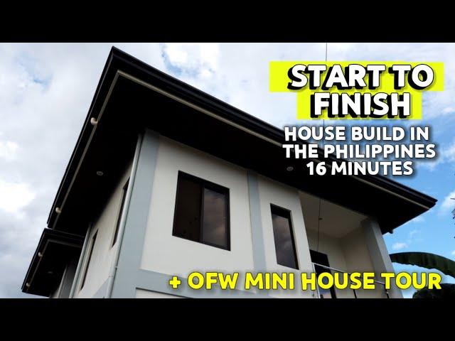 TIMELAPSE - Our House Build from Start to FINISH in 16 minutes + Mini HOUSE TOUR