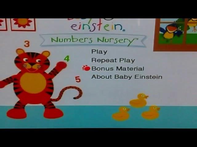 Something about the Numbers Nursery 2003 DVD