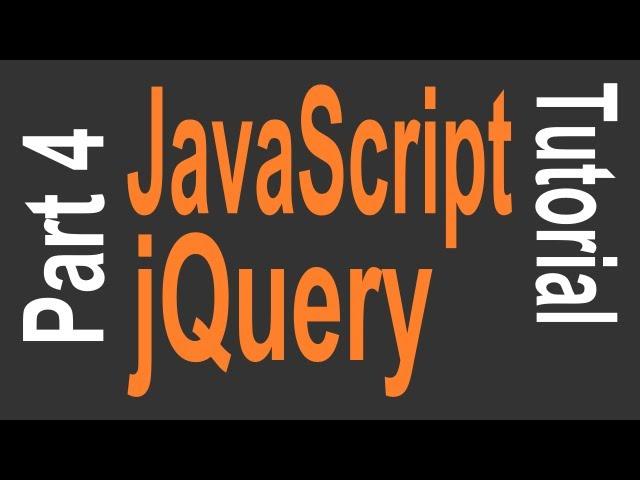 JavaScript & jQuery Tutorial for Beginners - 4 of 9 - jQuery Effects