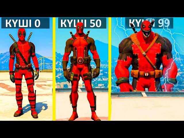 Upgrading NOOB DEAD POOL Into THE GOD DEAD POOL in GTA 5...