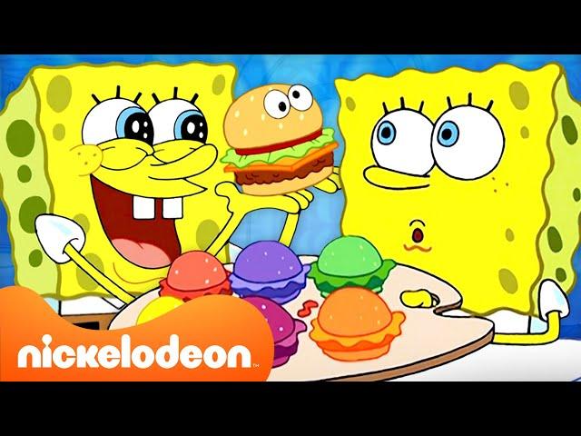 Губка Боб | 120 МИНУТ крабсбургеров | Nickelodeon Cyrillic