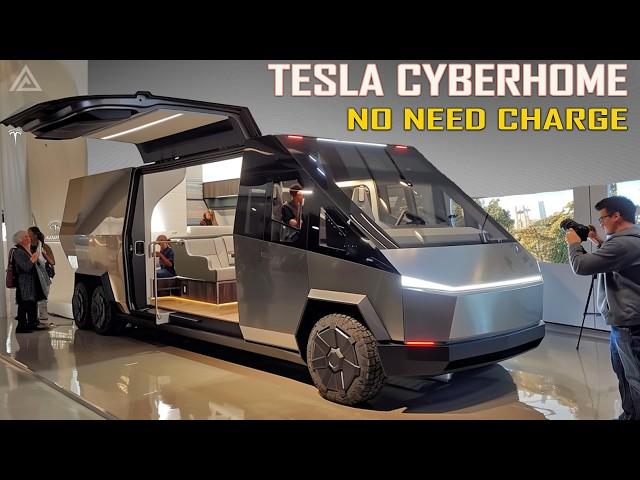 Elon Musk Reveals 2025 Tesla Motorhome Project. INSANE Battery & Tech of Off-grid Car