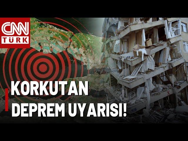 Marmara'da Korkutan Deprem Uyarısı! Marmara Fayı 7,8'lik Deprem Üretebilir...