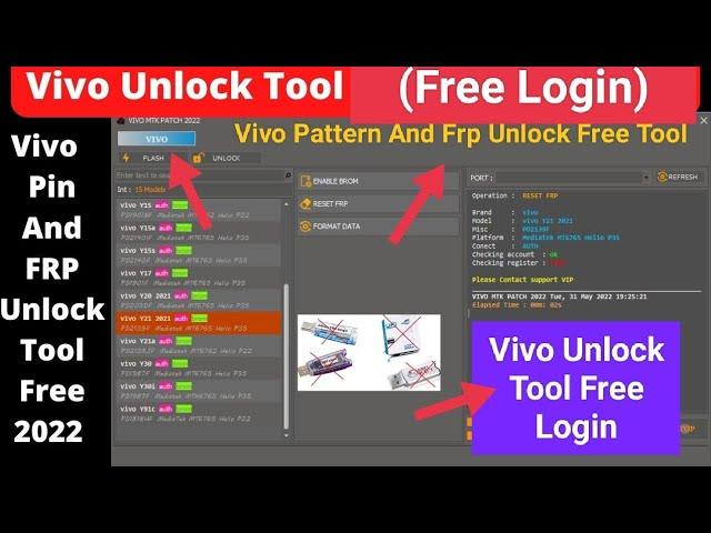 All Vivo MTK Patch Frp Unlock Tool|Vivo MTK Patch 2022| Vivo pattern unlock tool|unlock tool free