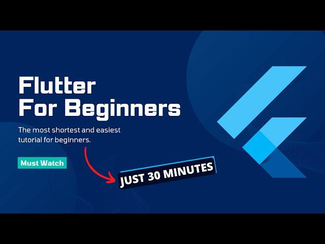 Flutter From Scratch for Beginners - 2023 | Complete Flutter Tutorial #fluttertutorial #flutter