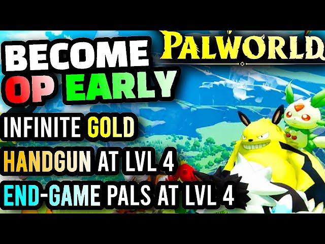 Palworld The BEST POSSIBLE START for New Players, Best Pals To Use, Fastest Way To Level Up, OP Gear