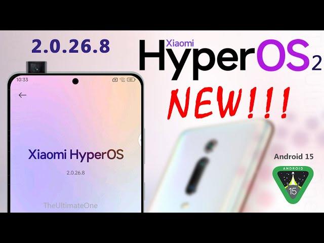 New Update HyperOS 2 V2.0.26.8 Based on Android 15 PORT ROM for Xiaomi 9T Pro / Redmi K20 Pro