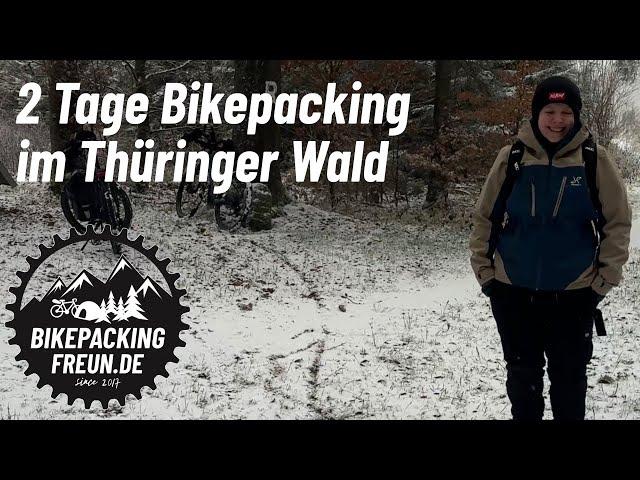 Winter Bikepacking in Thüringen 2024 - mit Sturz!