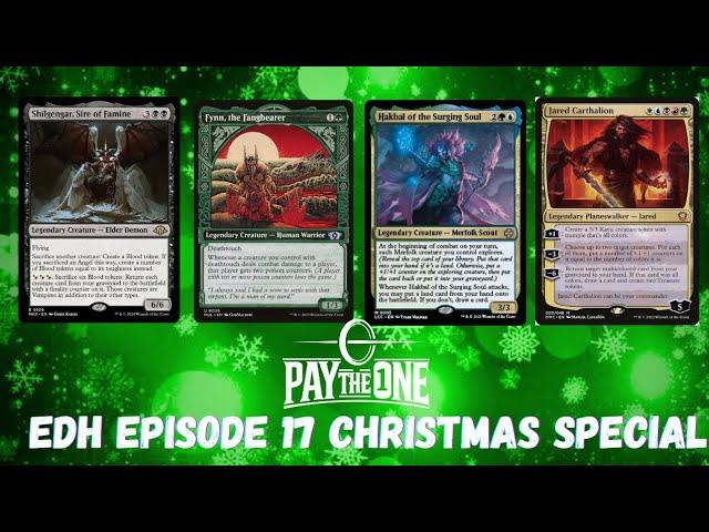 Christmas Commander! Shilgengar vs Fynn vs Hakbal vs Jared Carthalion - EDH gameplay video