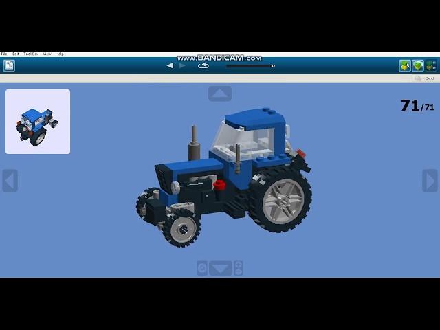 Лего Digital Designer Как сделать Трактор Белорус