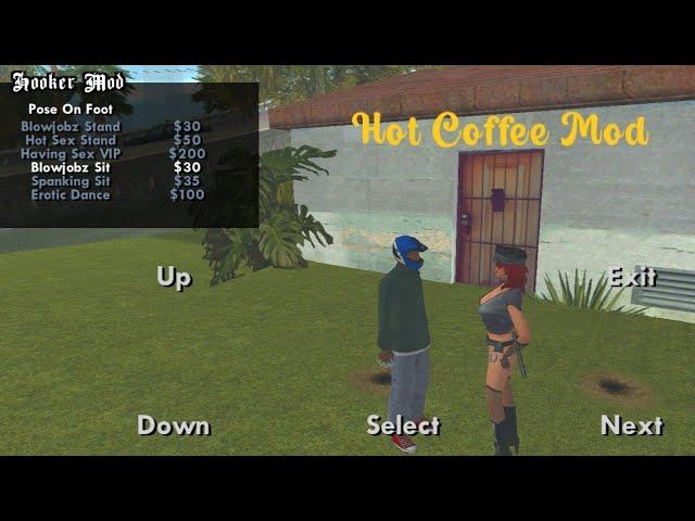 GTA SA HOT COFFEE MOD.