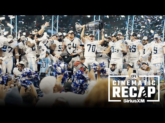 CFL 111th Grey Cup | Winnipeg vs Toronto | Cinematic Recap