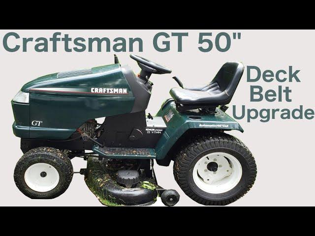 EPIC UPGRADE! Craftsman GT 50" Deck Belt