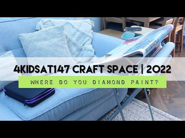 Diamond Painting | Large Painting, Small Space - Making it work!