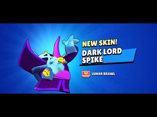 I GOT DARK LORD SPIKE. Spike is the best brawler with skins