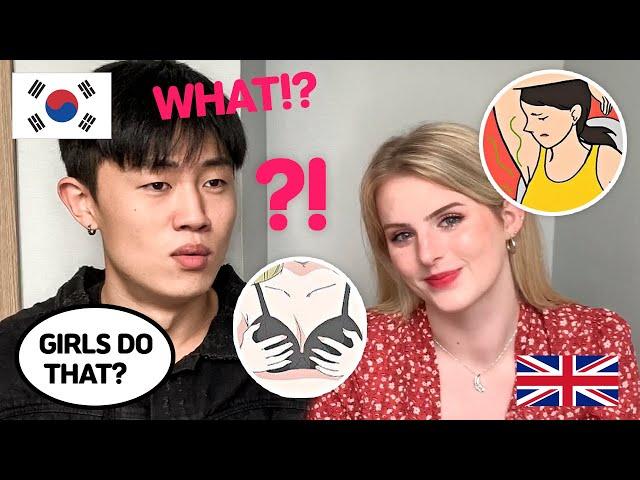 [AMWF]My Korean Boyfriend REACTS TO THINGS GIRLS DO BUT WON'T ADMIT