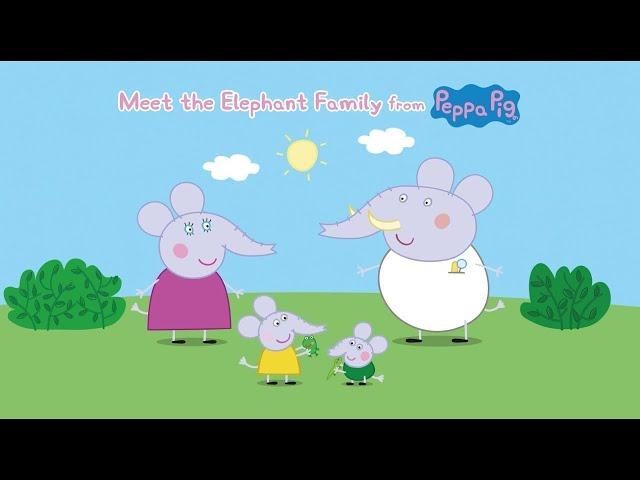 Meet the Elephant Family!  | Peppa Pig Official Clips