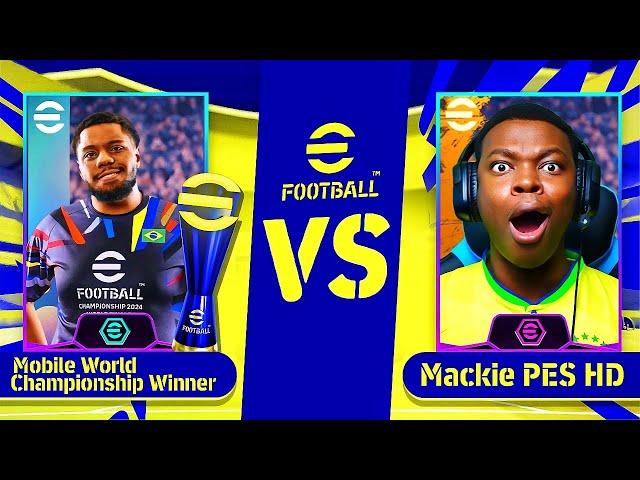 eFOOTBALL MOBILE WORLD CHAMPION vs MACKIE PES HD