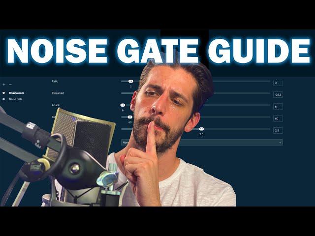 Make YOUR stream audio sound PROFESSIONAL - Noise Gate