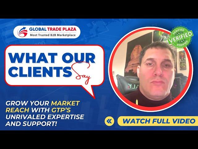 Driving Business Excellence with Global Trade Plaza! | #B2B #Global #EximData