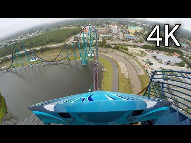 Mako front seat on-ride 4K POV SeaWorld Orlando