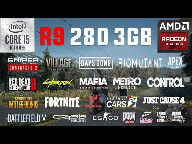 R9 280 3GB Test in 25 Games in 2021