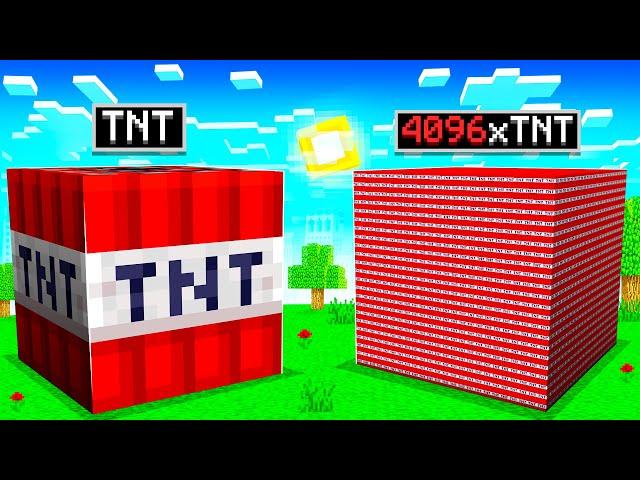 4096 Mini TNT vs 1 Normal TNT