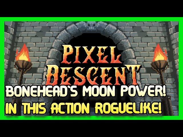 Bonehead's Moonlight Sword in this Action Roguelike! | Pixel Descent