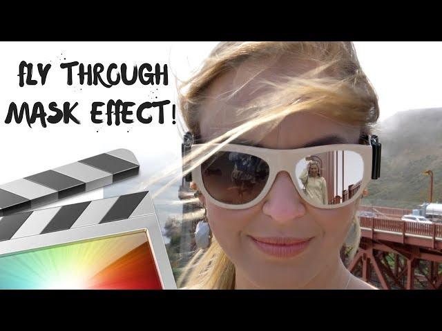 FLY THROUGH MASK TRANSITION EFFECT! Final Cut Pro X Tutorial