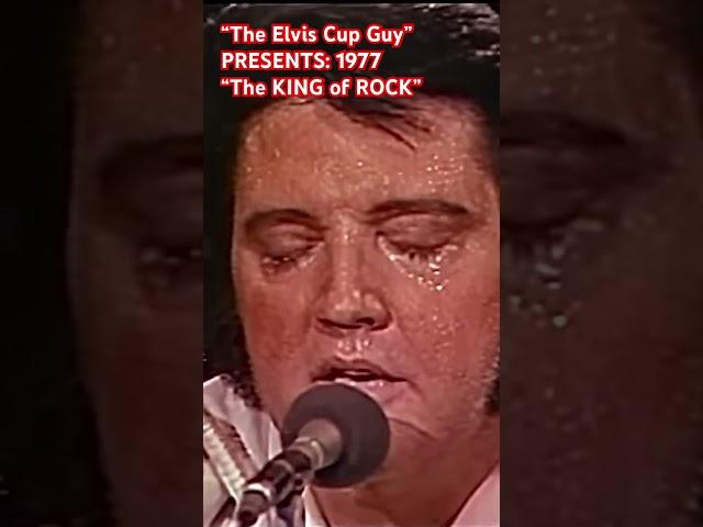 “The Elvis Cup Guy” 1977 KING of ROCK #theelviscupguy #wtf #elvis #elvispresley #vinyl #beatles