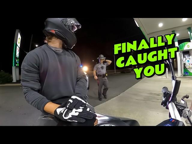 State Trooper vs. MOST Awkward Biker