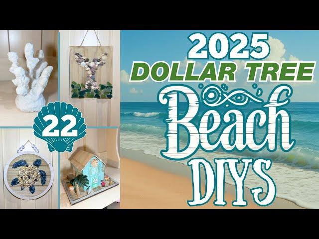  Crafty Beach 2025! 22 Coastal Dollar Tree DIYS You’ll Want to Make This Summer!