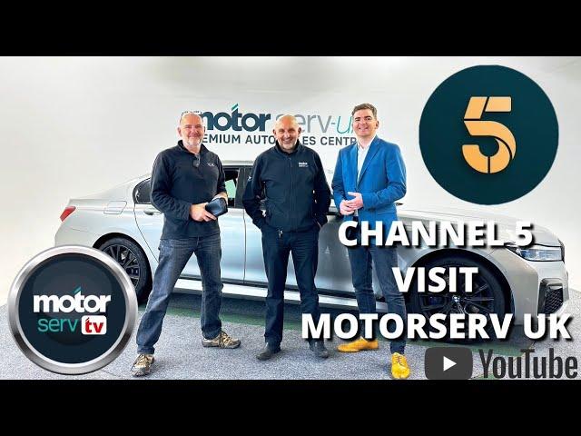 Exciting day at MotorServ-UK as we welcomed Channel 5 News!