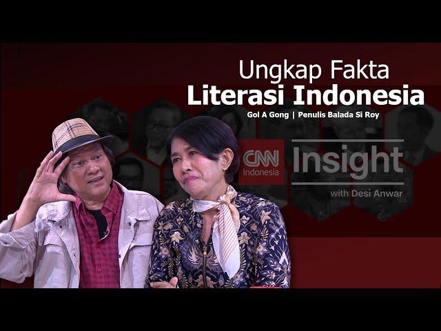 Gol A Gong (Penulis "Balada Si Roy") Ungkap Fakta Literasi Indonesia