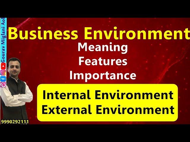 Management and Business Environment || Part-1 || Business Studies || Class XII || By Gourav Miglani