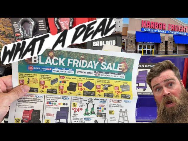 Crazy Cheap Tools! Harbor Freight Black Friday 2024 Ad Revealed!