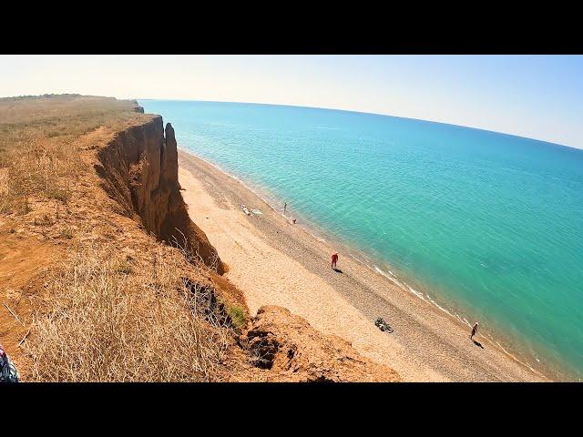 Где бесплатно встать с палаткой в Крыму? Дикий пляж между Фрунзе и Новофедоровка