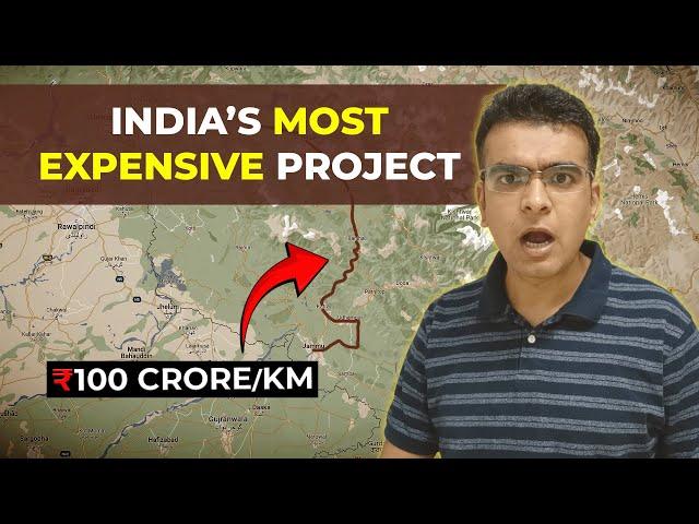 Why is India spending 28000 crore on a railway line? Kashmir railway Line | USBRL