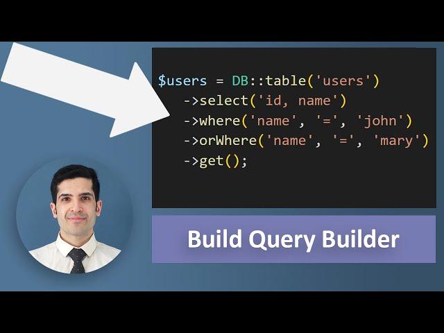 Build a Database Query Builder like Laravel in 7 minutes