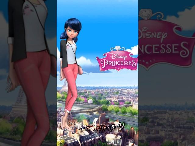 Marinette as disney princess // #miraculous #shorts #viral #video #youtubeshorts